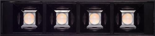 Prebit LED inbouwlamp SQUARE 4 frameless 5.000/2.700K constante spanning 350mA 50° sunlike technologie