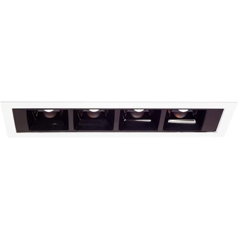 Prebit LED inbouwlamp SQUARE 4 frame wit 5.000/2.700K constante spanning 350mA 50° sunlike technologie