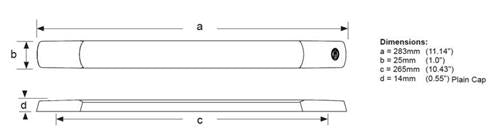 Hella opbouw LED strip 12V wit