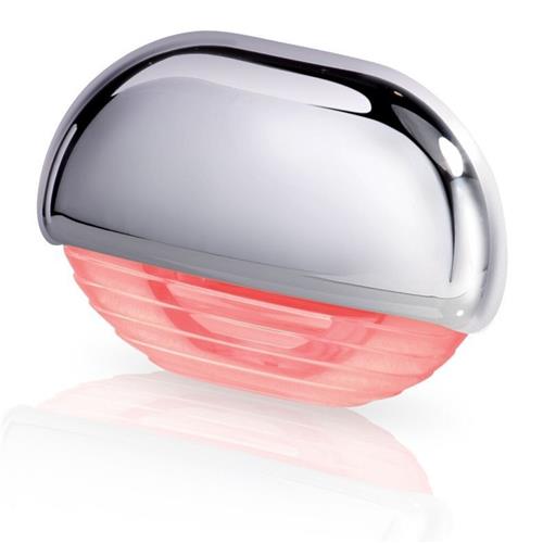 Hella LED traplamp 12/24V rood/chroom