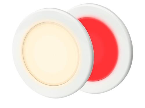 Down light EuroLED 95 rond wit met rood/warm wit licht schroefbevestiging