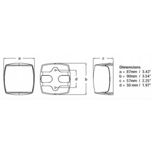 Hella NaviLED Pro HD heklicht zwart 2NM