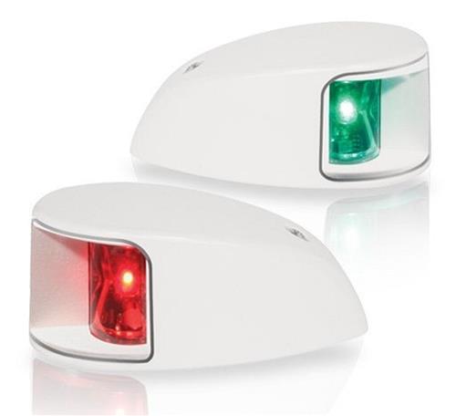 Hella NaviLED Compact lantaarnset stuurboord/bakboord wit dekmontage 9-33V / heldere lens / kabel 500mm