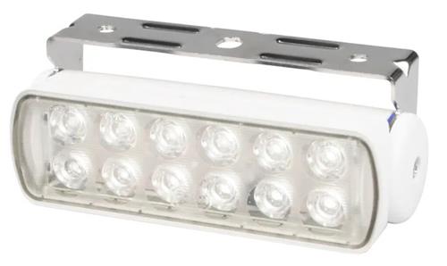 Hella Sea Hawk werklamp witte behuizing 12V wit licht/beugelbevestiging