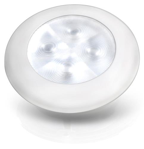 Hella LED courtesy lamp wit rond 12V warm wit licht