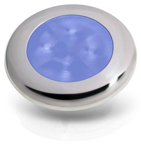 Hella spot SlimLine Round LED 12V blauw/chroom