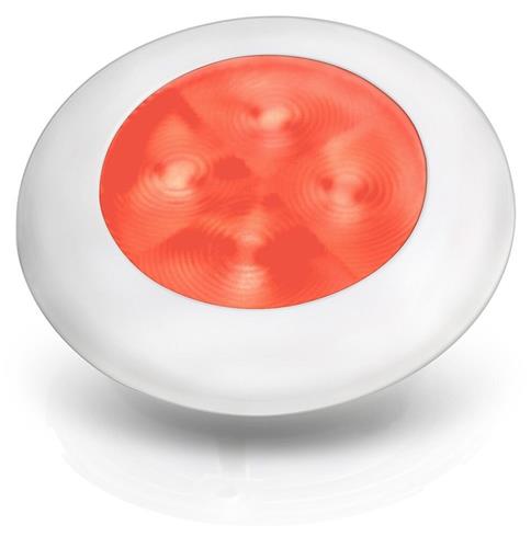 Hella LED courtesy lamp wit rond 12V rood licht