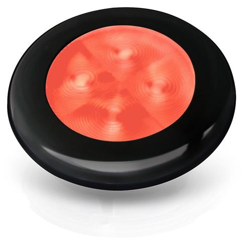 Hella spot SlimLine Round LED 12V rood/zwart