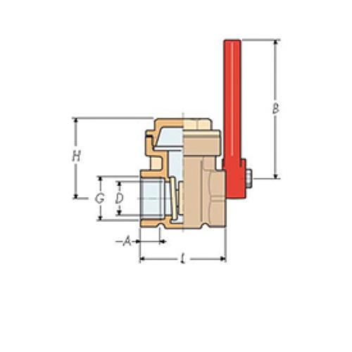 Guidi schuifafsluiter 3/4″ Quick-closing