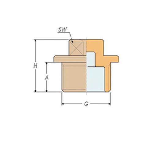 Guidi afdichtplug 1/2″ buitendraad