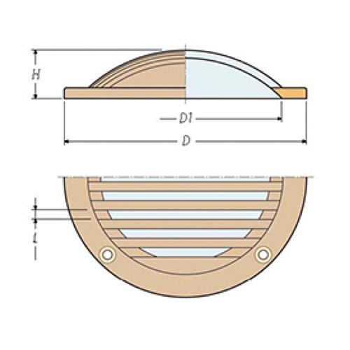 Guidi korf ø150mm voor huiddoorvoer