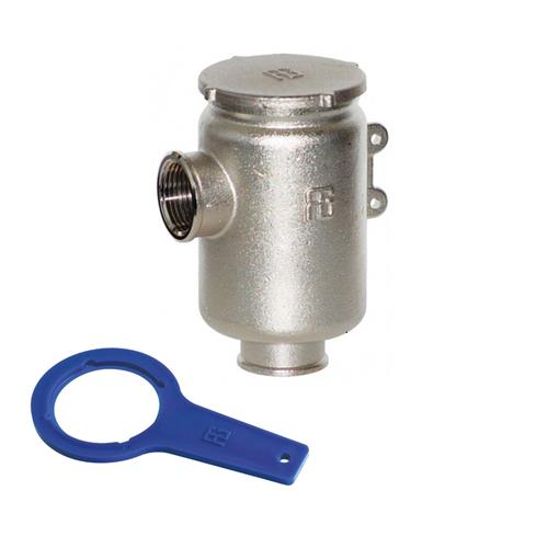 Guidi waterfilter 1″ type 1 vernikkeld messing