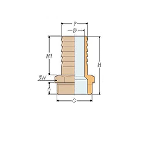 Guidi slangtule 1/2″x16mm