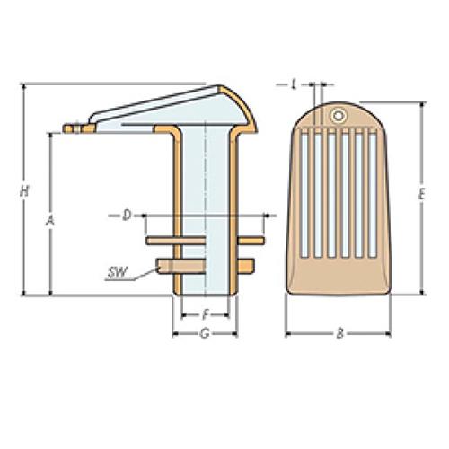 Guidi waterschep 1 1/2″x98mm