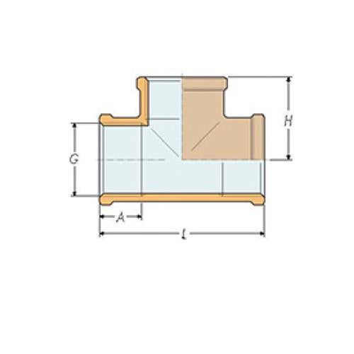Guidi T-stuk 1″