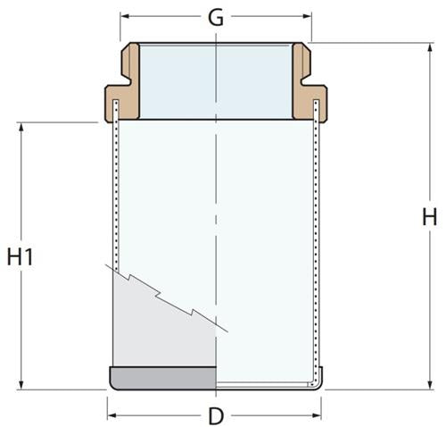 Guidi zuigkorf rvs 1 1/2″