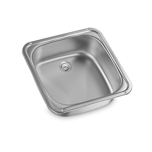 Dometic VA 910 rechthoekige RVS spoelbak 370 x 370 mm