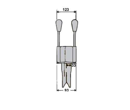 Maxflex TC Twin topcontrol gas/koppeling