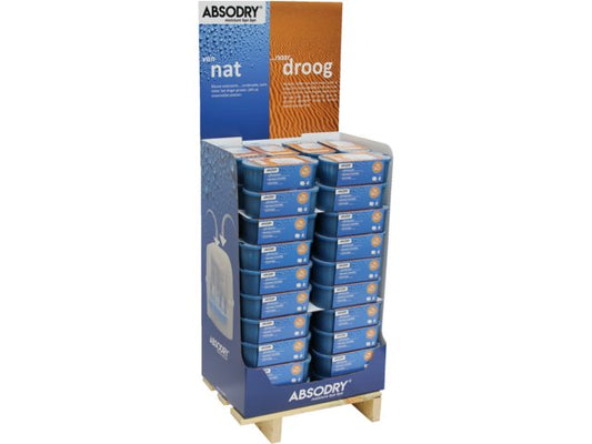 Vochtvanger big compact 1000gr x 60 op 1/4 displaypallet