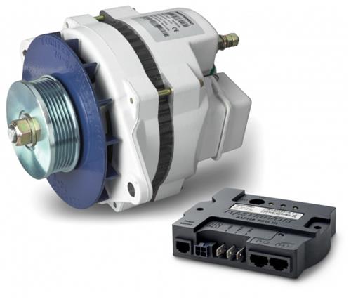 Mastervolt Alpha dynamo 12/130 multi-belt incl. Alpha Pro III laadregelaar