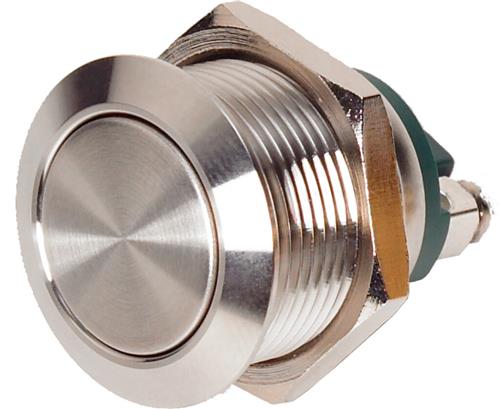 Prebit druktoets rvs ø21,5mm IP67