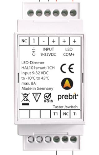 Prebit HAL101 LED/halogeen dimmer module 10-30V (1-kanaal)
