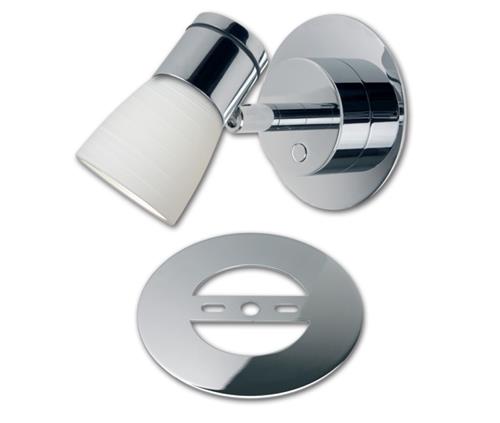Prebit afdekring chroom ø92mm