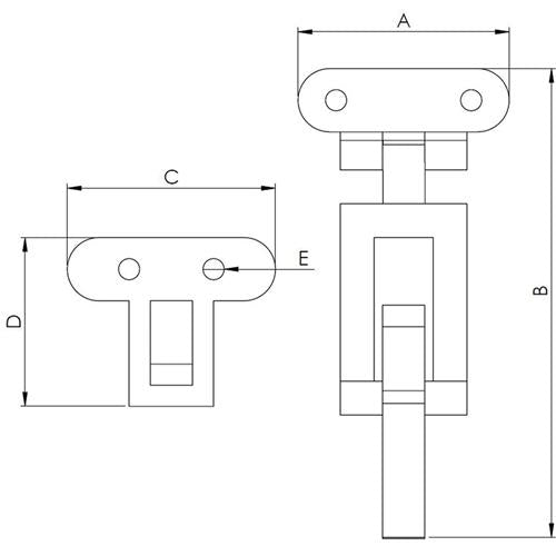 Hollex slotoverval 111mm