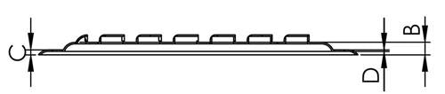 Hollex ventilatierooster 128mm
