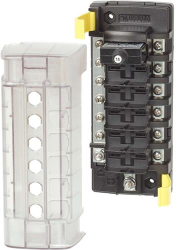Blue Sea Systems stroomonderbreker blok ST CLB 6 circuits met aarding