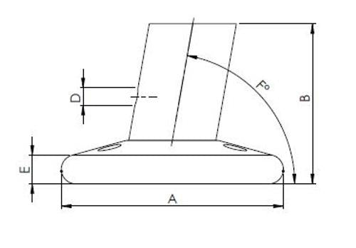 Hollex vlaggenstokhouder 25mm met draaiknop