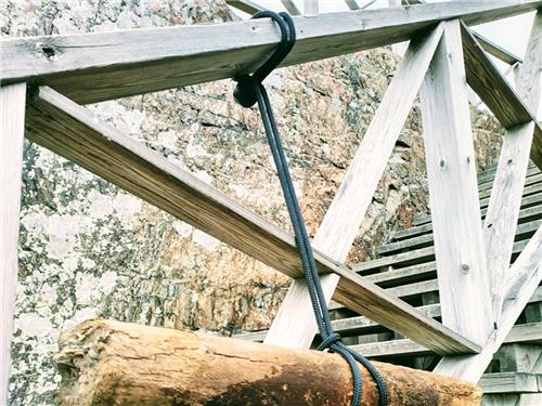 The Snubber Pull trekkoord met handvat (zwart)