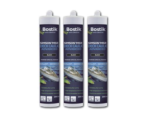 Bostik MSR deck caulk advanced zwart 290 ml/st