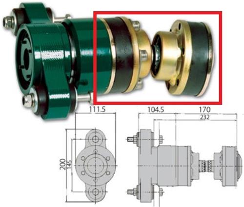 Aquadrive homokineetkoppeling CV15 (20200/20280)