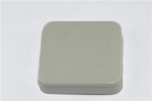 Inprojal klapdeksel terugverend 60x60mm glad/wit hoogglans
