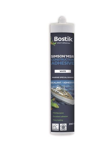 Bostik MSR construction ahesive wit 290ml/st
