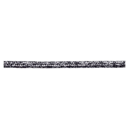 Allround UHMWPE lijn met polyester mantel wit/zwart 5mm 50m