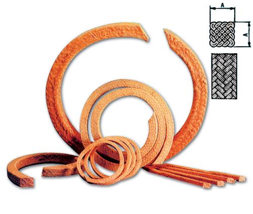 Rameh schroefaspakking 5x5mm L=1mtr