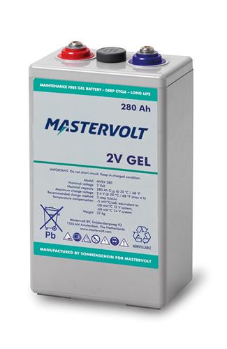 12x MVSV 280Ah GEL 2V, inclusief 1x verpakking