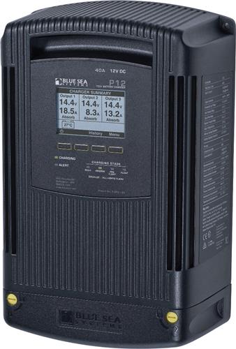 Blue Sea Systems batterijlader 12VDC 40A 3 uitgangen Gen 2 (vervangt 7532B-BSS)