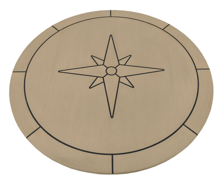 Eude Tafelblad Eco teak Circle ø 65 cm