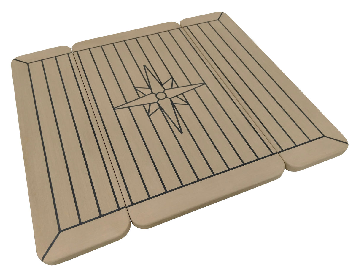 Tafelblad Eco teak Wing 34/68cm x 60cm – afbeelding 2