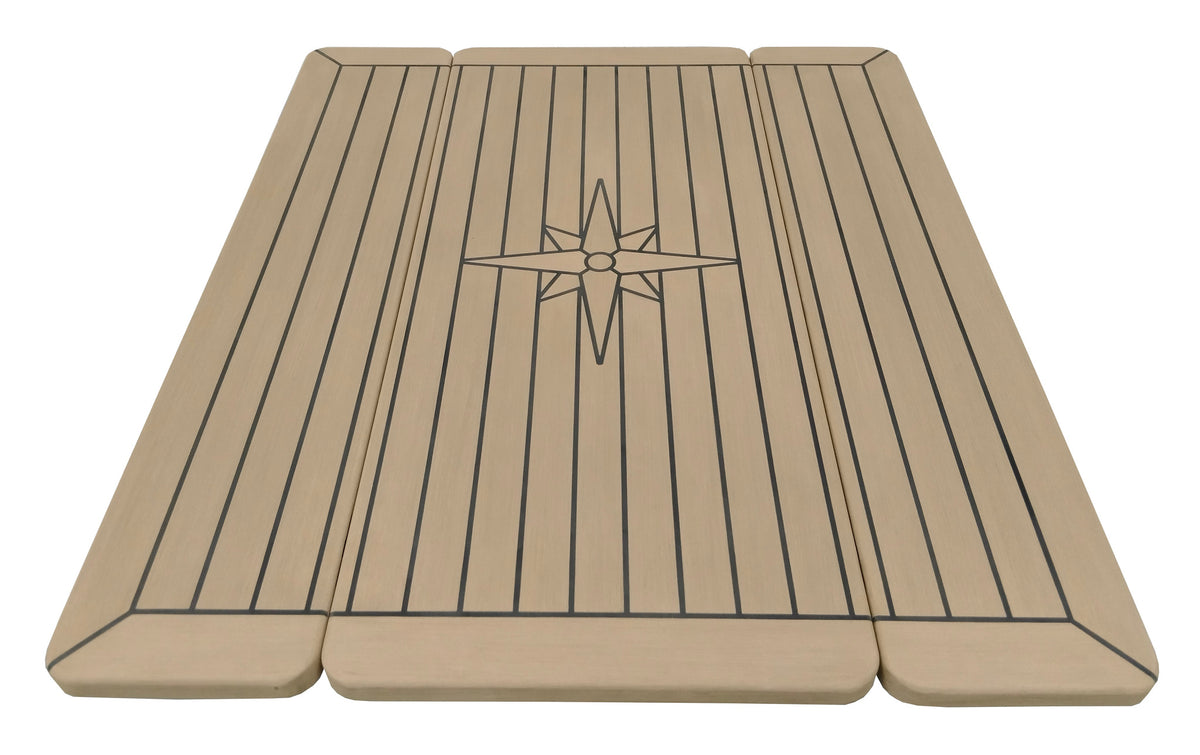 Tafelblad Eco teak Wing 34/68cm x 80cm – afbeelding 1