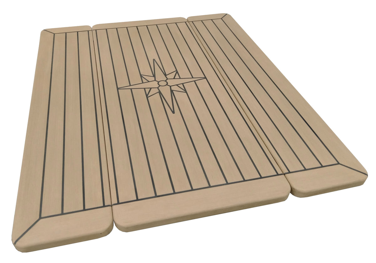 Tafelblad Eco teak Wing 34/68cm x 80cm – afbeelding 2