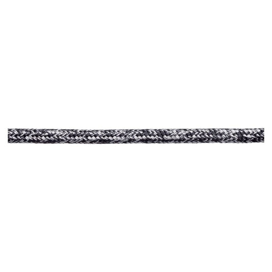 Allround UHMWPE lijn met polyester mantel wit/zwart 4mm 50m