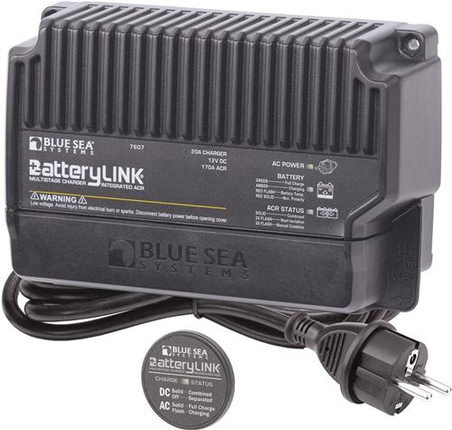 Blue Sea Systems batterijlader BatteryLink 12VDC 20A-Euro (vervangt 7607B-BSS)