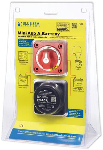 Blue Sea Systems-solenoïde Add-A-Battery Mini 65A