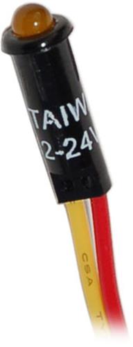 Blue Sea Systems LED 12VDC amber 11/64 inch