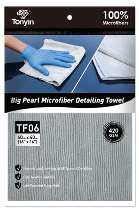 Tonyin Microfiber Polish Compound Removal Towel – 420 GSM