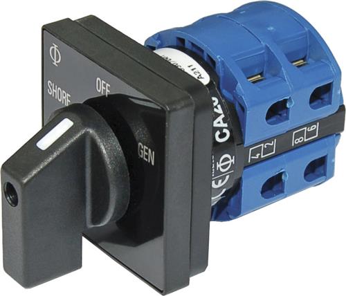 Blue Sea Systems schakelaar draaischakelaar 120VAC 30A Uit+2 191mm